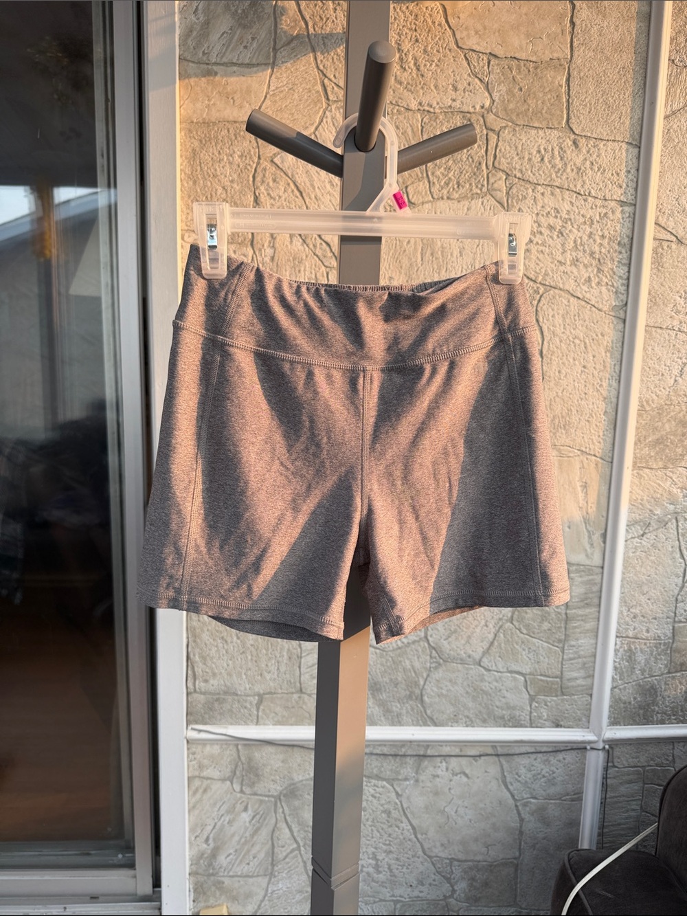Athletic Works Heather Gray Women's Active Shorts